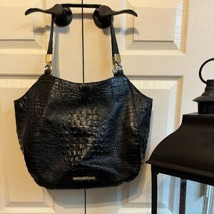 Large Black Brahmin Purse